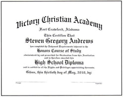Deluxe Honors Diploma #01-H