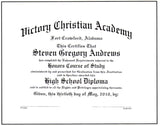 Deluxe Honors Diploma #01-H