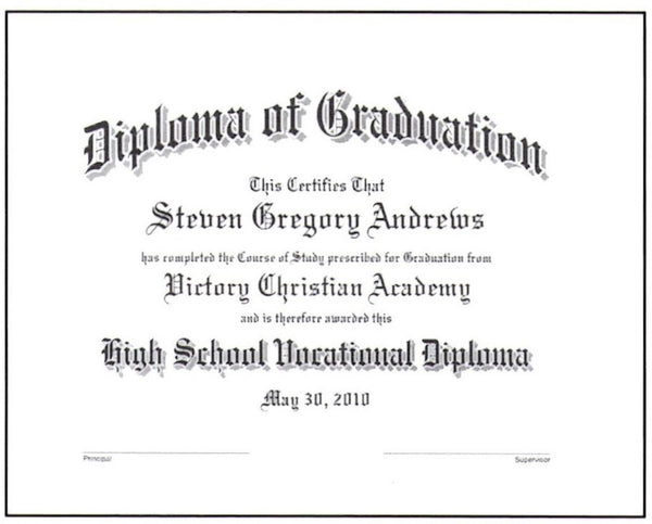 Standard Academic Diploma #08