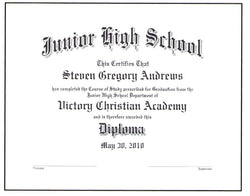 Junior High School Diploma: #20